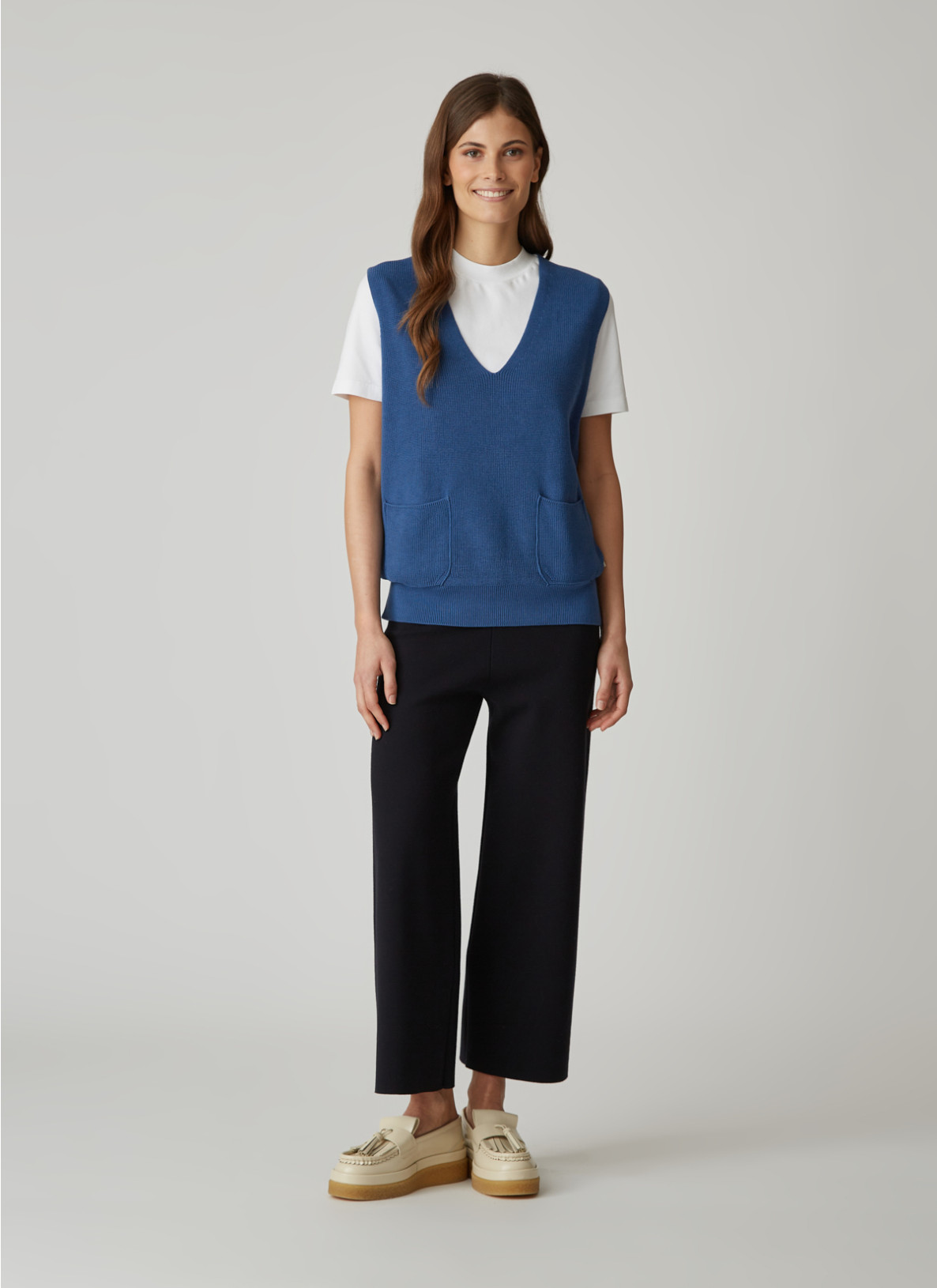 Pullunder aus Bio-Baumwolle von MAERZ München bei RUPP Moden