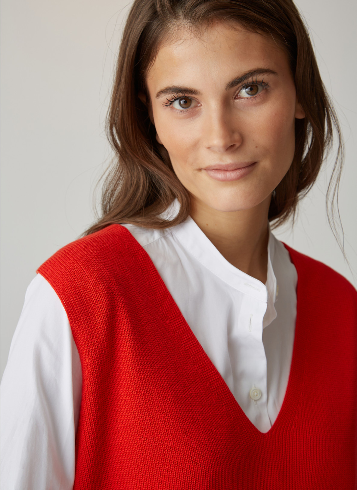 Pullunder aus Bio-Baumwolle von MAERZ München bei RUPP Moden