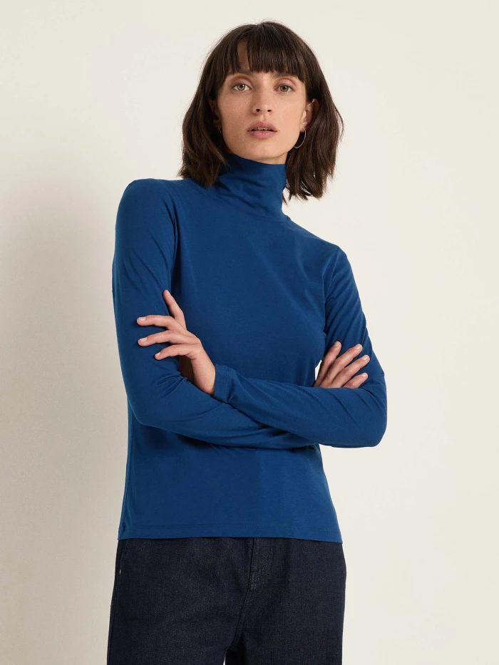 Rollkragenshirt Bio-Baumwolle von Lanius bei Rupp Moden