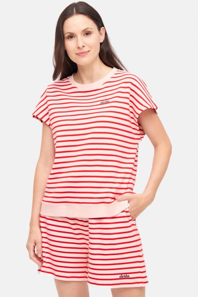 T-Shirt Interstriped von derbe Hamburg bei Rupp Moden