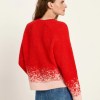 Jaquard Pullover rot von Lanius bei Rupp Moden